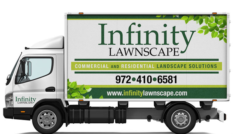 Infinity Lawnscape Truck
